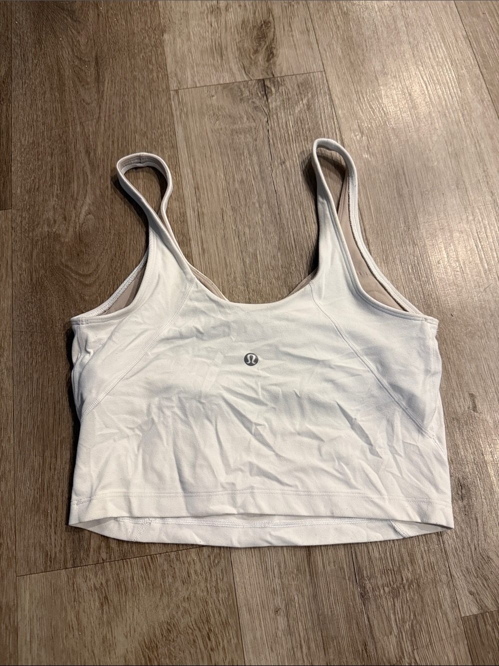 lululemon athletica White Crop Tank Top - Picture 2 of 4
